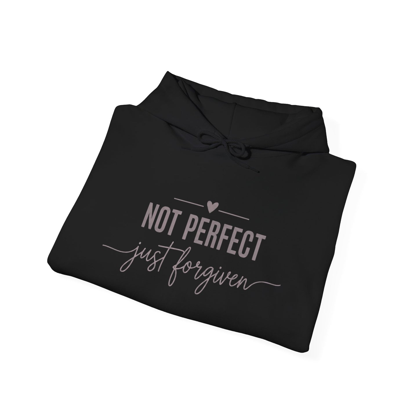 "Not Perfect, Just Forgiven” Hoodie – Cozy Faith-Inspired Comfort Wear