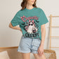 Coquette & Creepy Ghost Tee – Cute Gothic Halloween T-Shirt