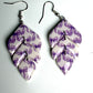 Enchanted Bow Leaf Trio Cascade Dangles