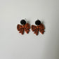 Enchanted Sideline Sports Bows – Polymer Clay Dangle Earrings | Baseball | Basketball | Volleyball | Soccer | Football | Tennis | Golf