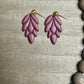 Enchanted Falling Leaves Charm Polymer Clay Dangle Earrings