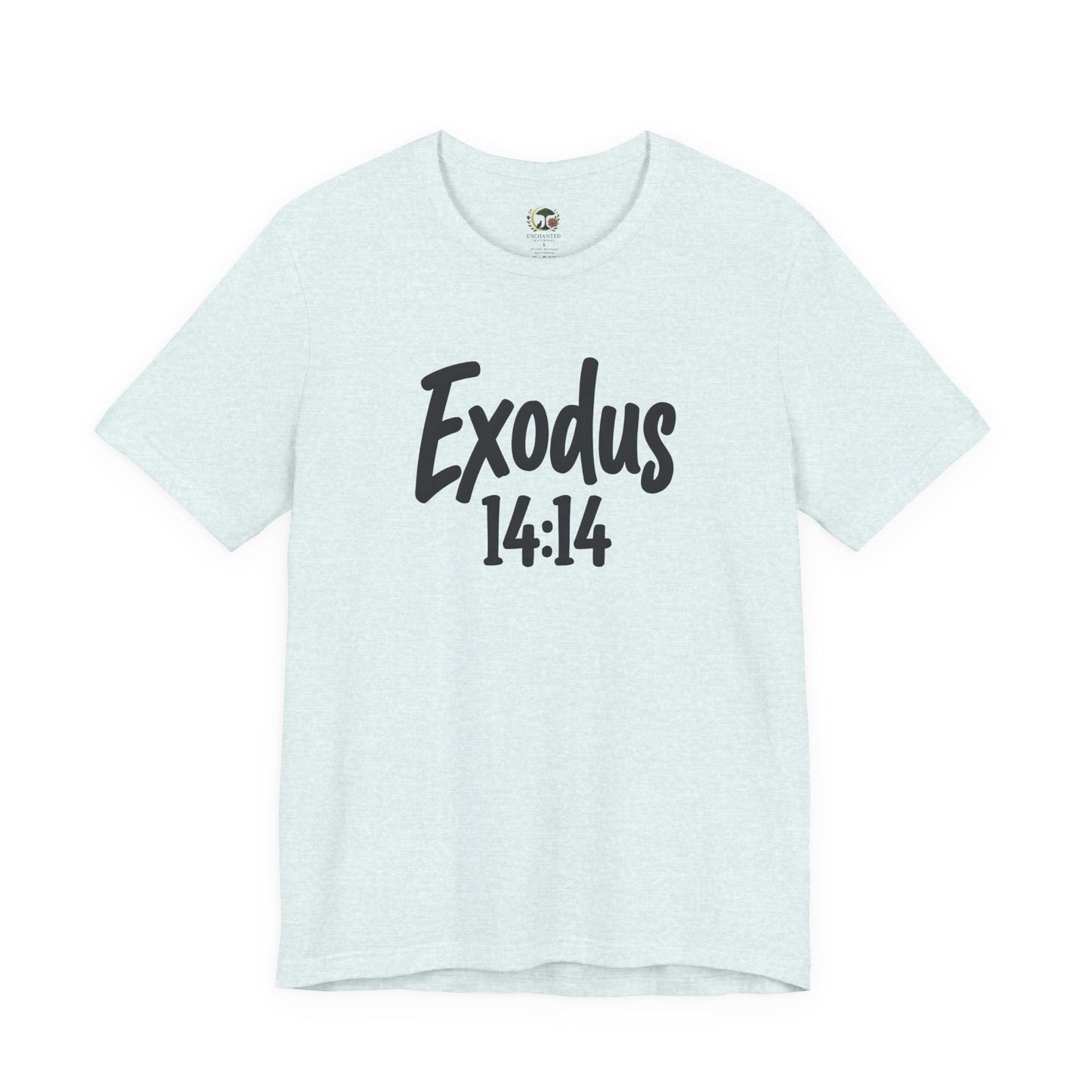 Exodus 14:14 Christian T-Shirt — Faith Scripture Tee