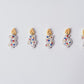 Custom Birthday Candle Numbers Polymer Clay Charms | Personalized Dangle Earrings