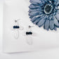 Enchanted Craftworks Remembrance Cross - Polymer Clay Dangle Earrings