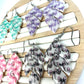Enchanted Bow Leaf Trio Cascade Dangles