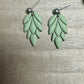 Enchanted Falling Leaves Charm Polymer Clay Dangle Earrings