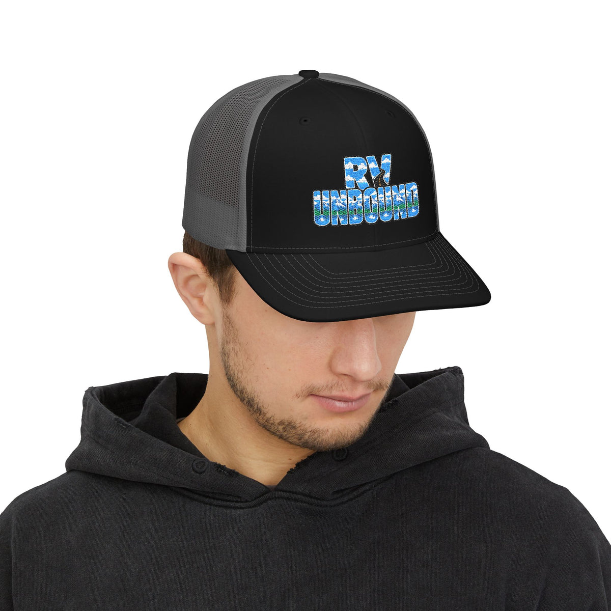 RV Unbound Floral Trucker Cap