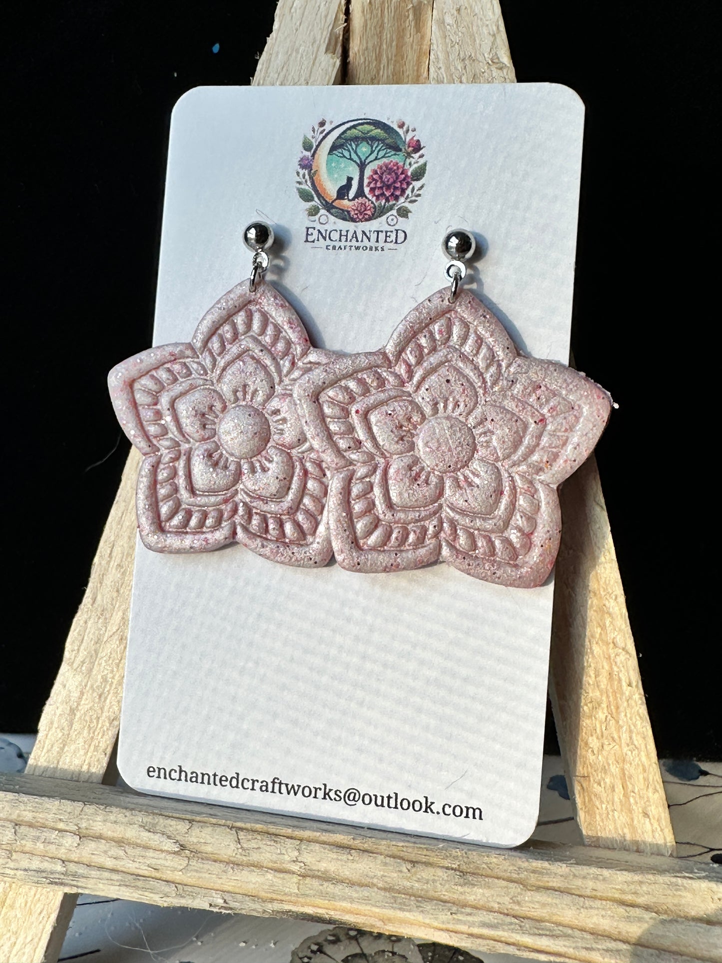 Enchanted Star Flower Dangle Earrings