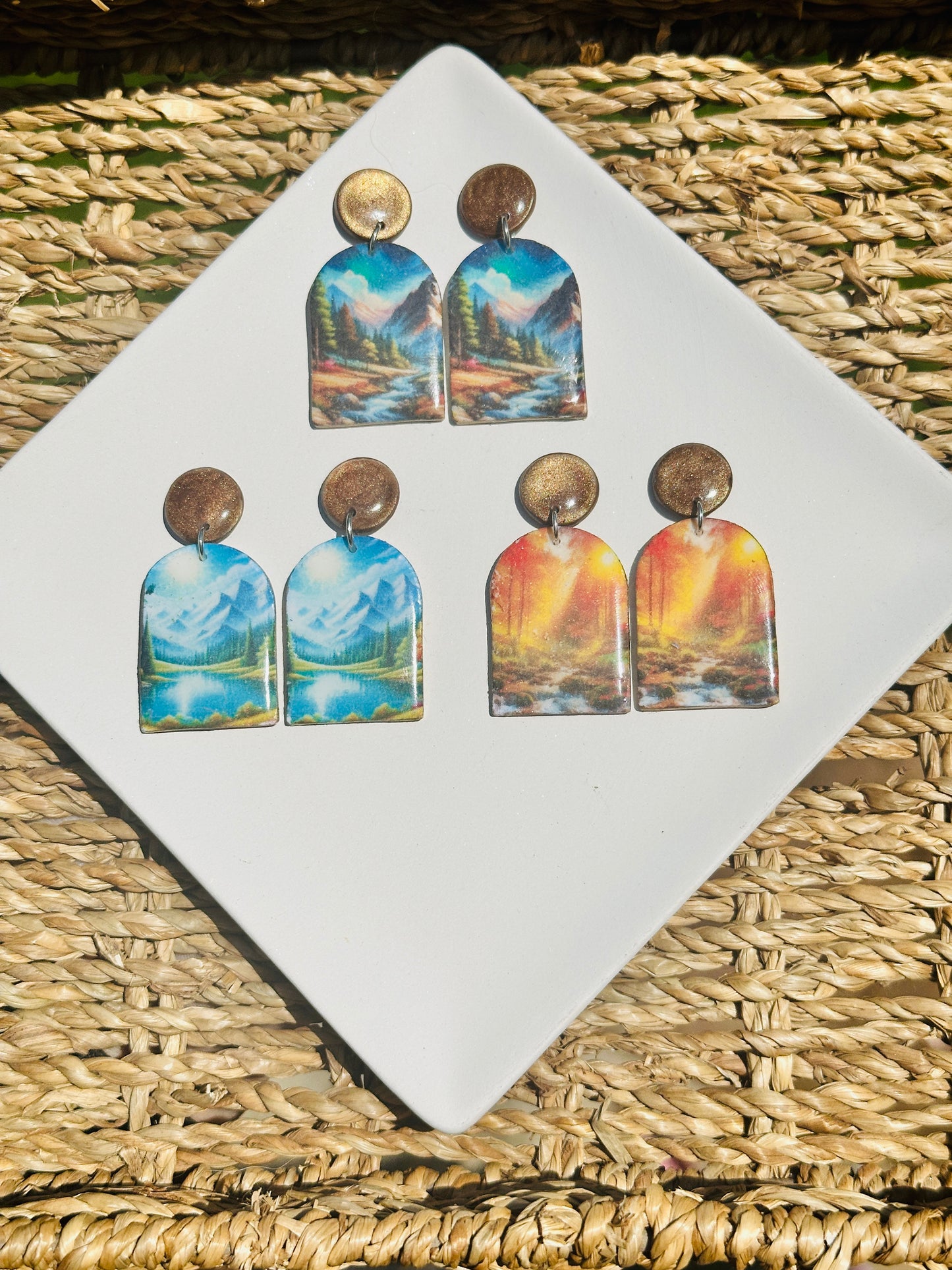 Custom Photo Polymer Clay Accessories