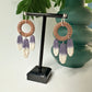 Enchanted Dream Catcher Polymer Clay Dangle Earrings