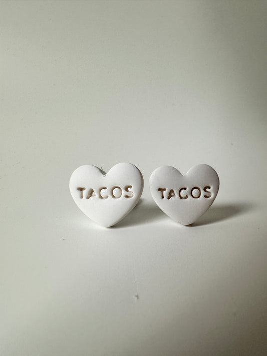 Taco Love Studs – Polymer Clay Earrings