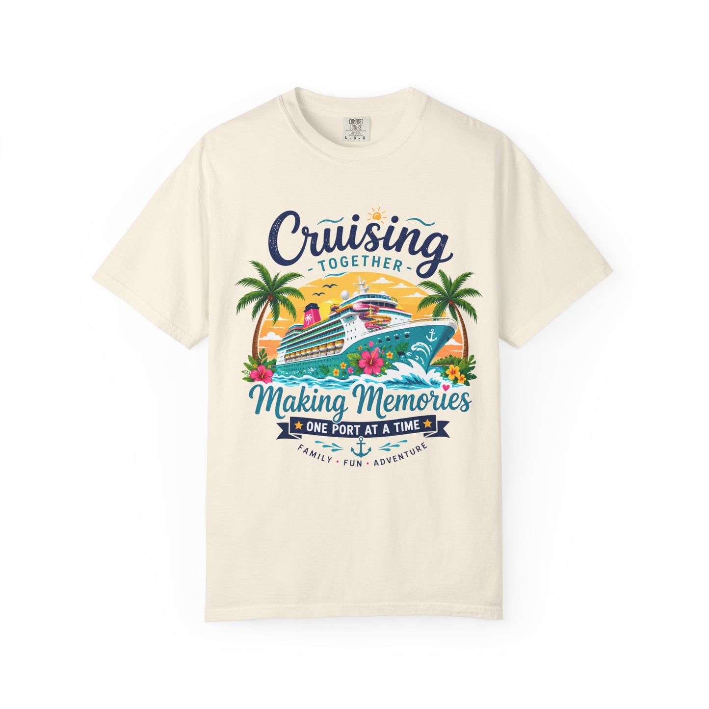 Cruising Together T-Shirt — “Making Memories One Port at a Time” Cruise Vacation Tee