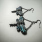Mystic Dragonfly| Polymer Clay Dangles Earrings