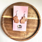 Capybara Polymer Clay Dangle Earrings