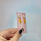 Cute Pencil Earrings, Teacher Earrings, Back to School Earrings, Pencil Dangles, Flower Earrings, Teacher Gift, Classroom Jewelry