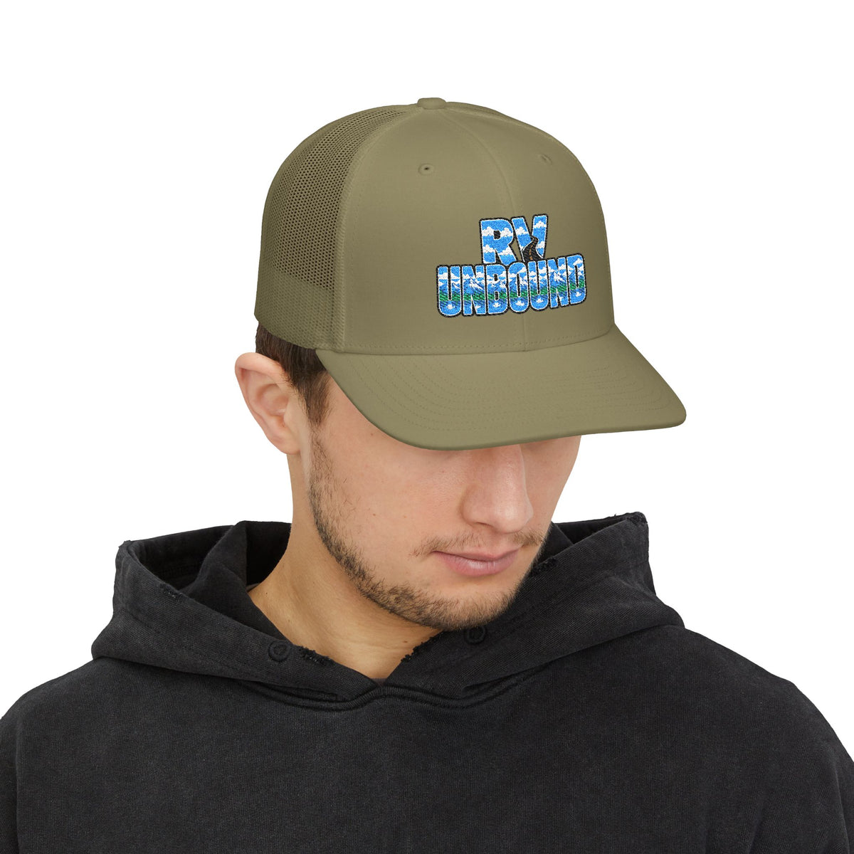 RV Unbound Floral Trucker Cap
