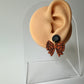 Enchanted Sideline Sports Bows – Polymer Clay Dangle Earrings | Baseball | Basketball | Volleyball | Soccer | Football | Tennis | Golf