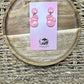 Enchanted Pink Boxing Glove Dangle Earrings