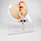Enchanted Craftworks Remembrance Cross - Polymer Clay Dangle Earrings