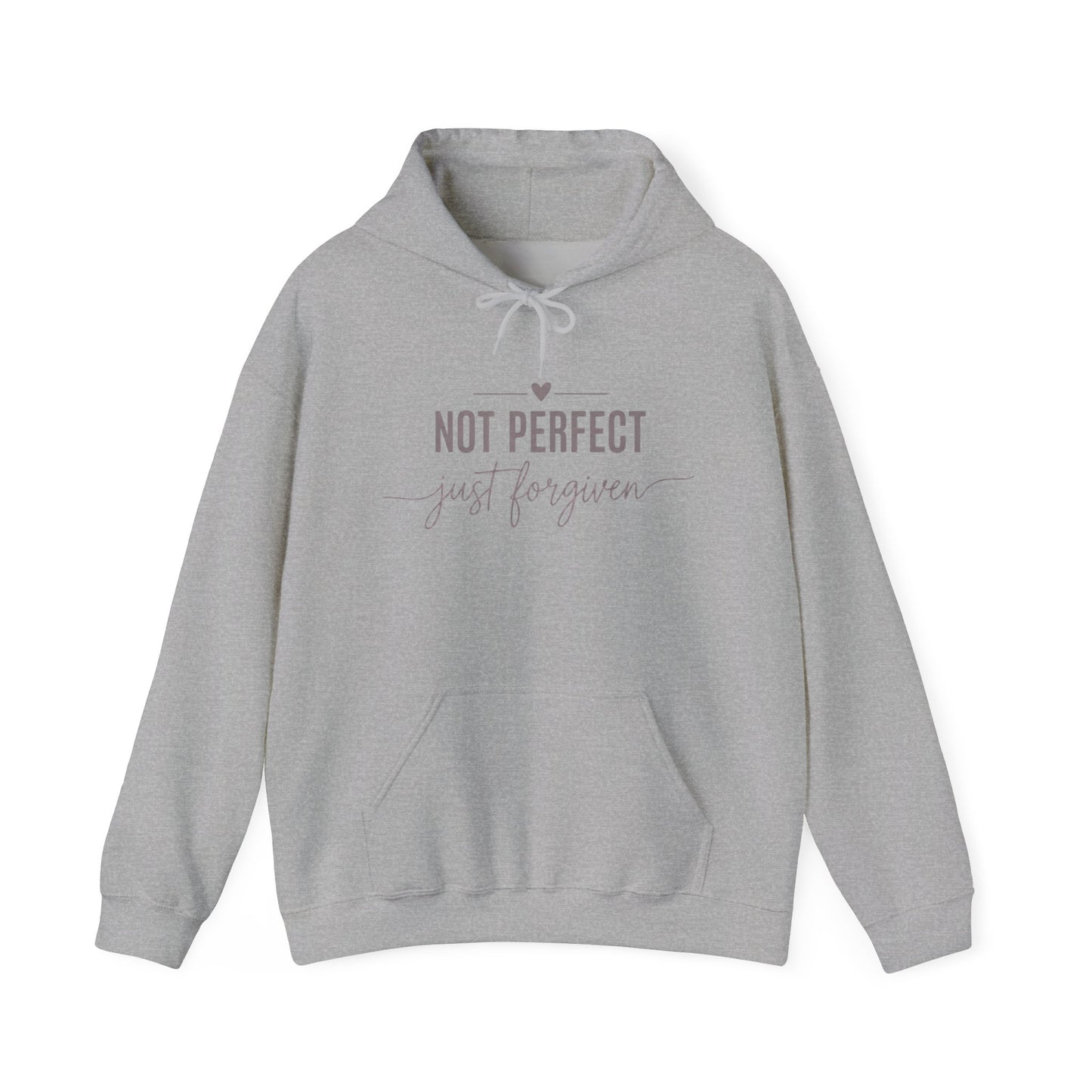 "Not Perfect, Just Forgiven” Hoodie – Cozy Faith-Inspired Comfort Wear