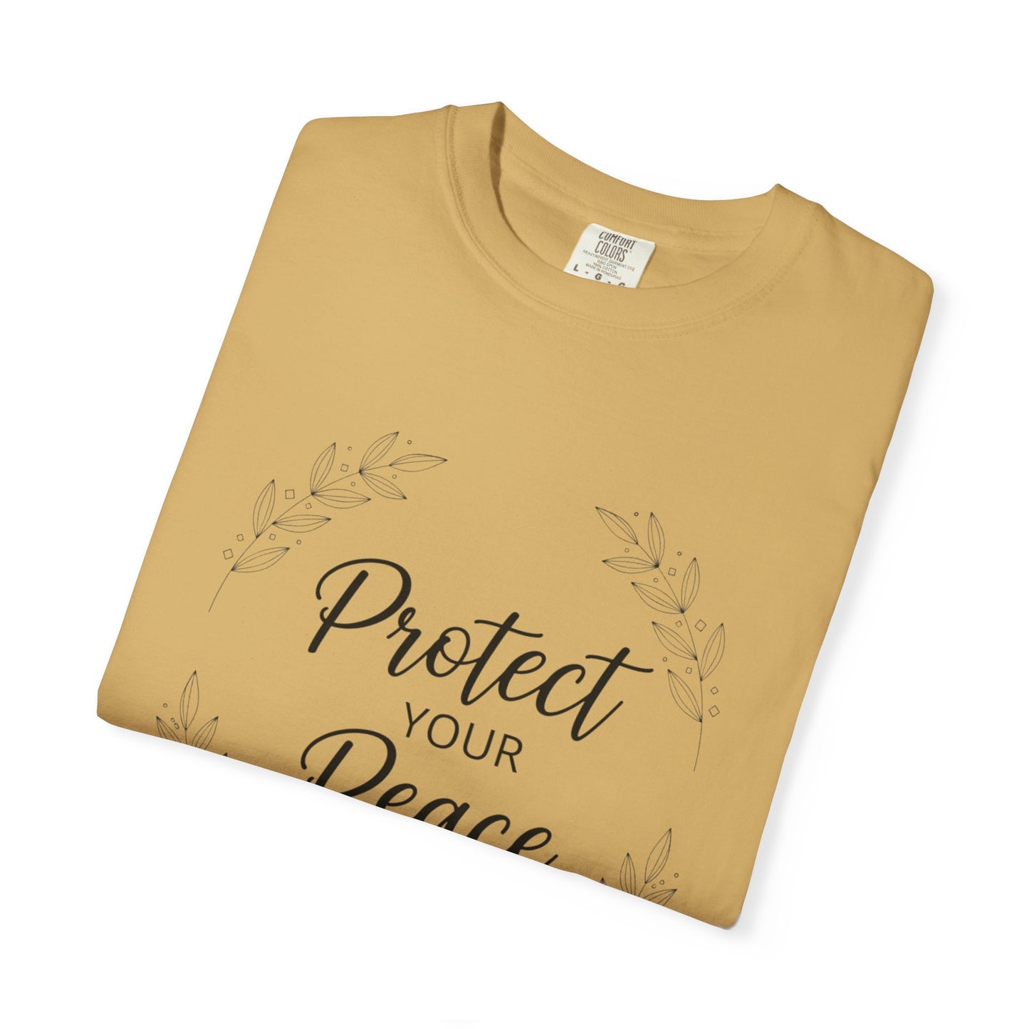 Protect Your Peace T-Shirt — Inspirational Floral Graphic Tee