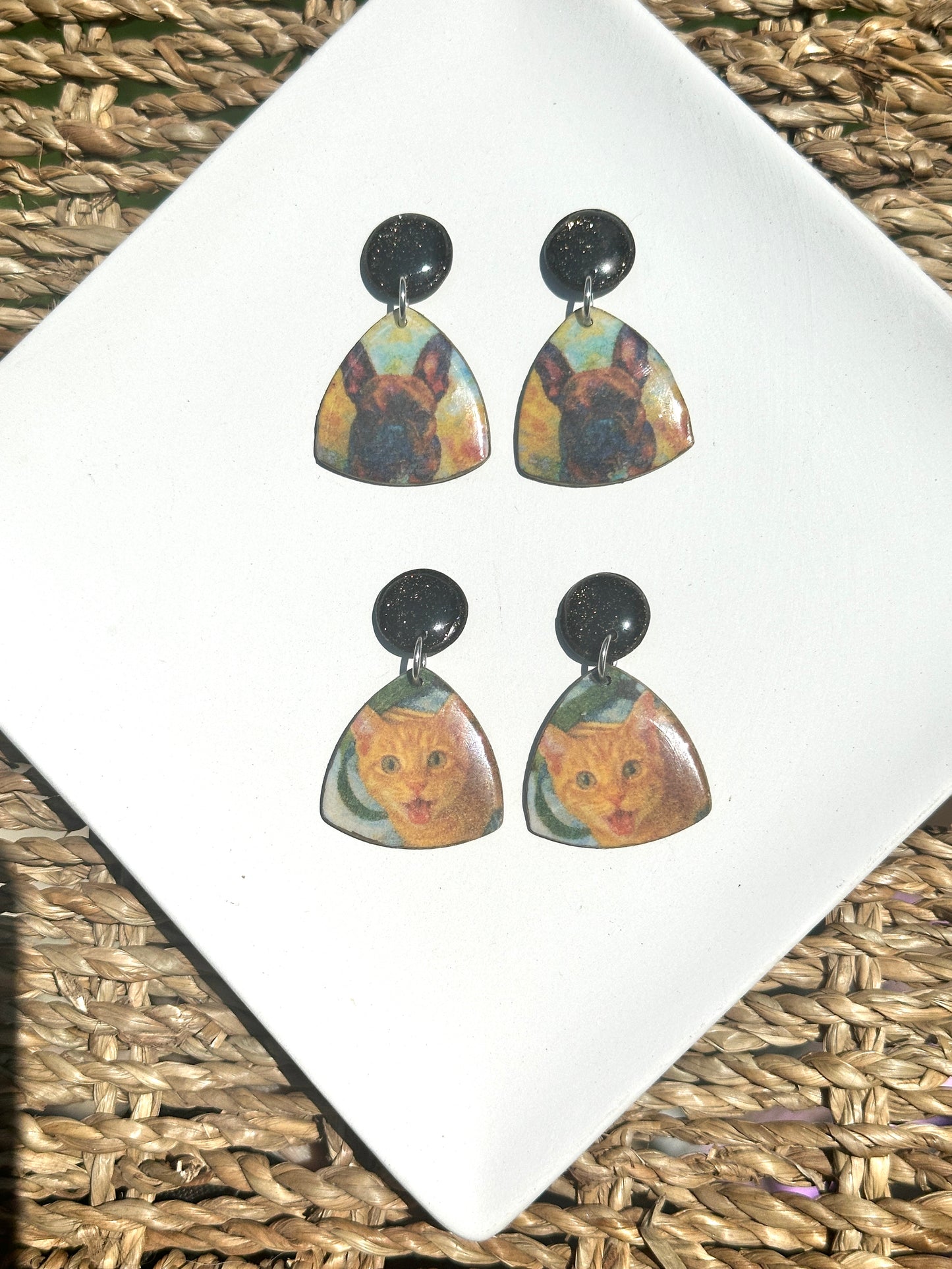 Custom Photo Polymer Clay Accessories