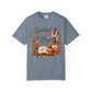 Grateful Thankful Blessed T-Shirt — Fall Pumpkin & Cross Thanksgiving Tee