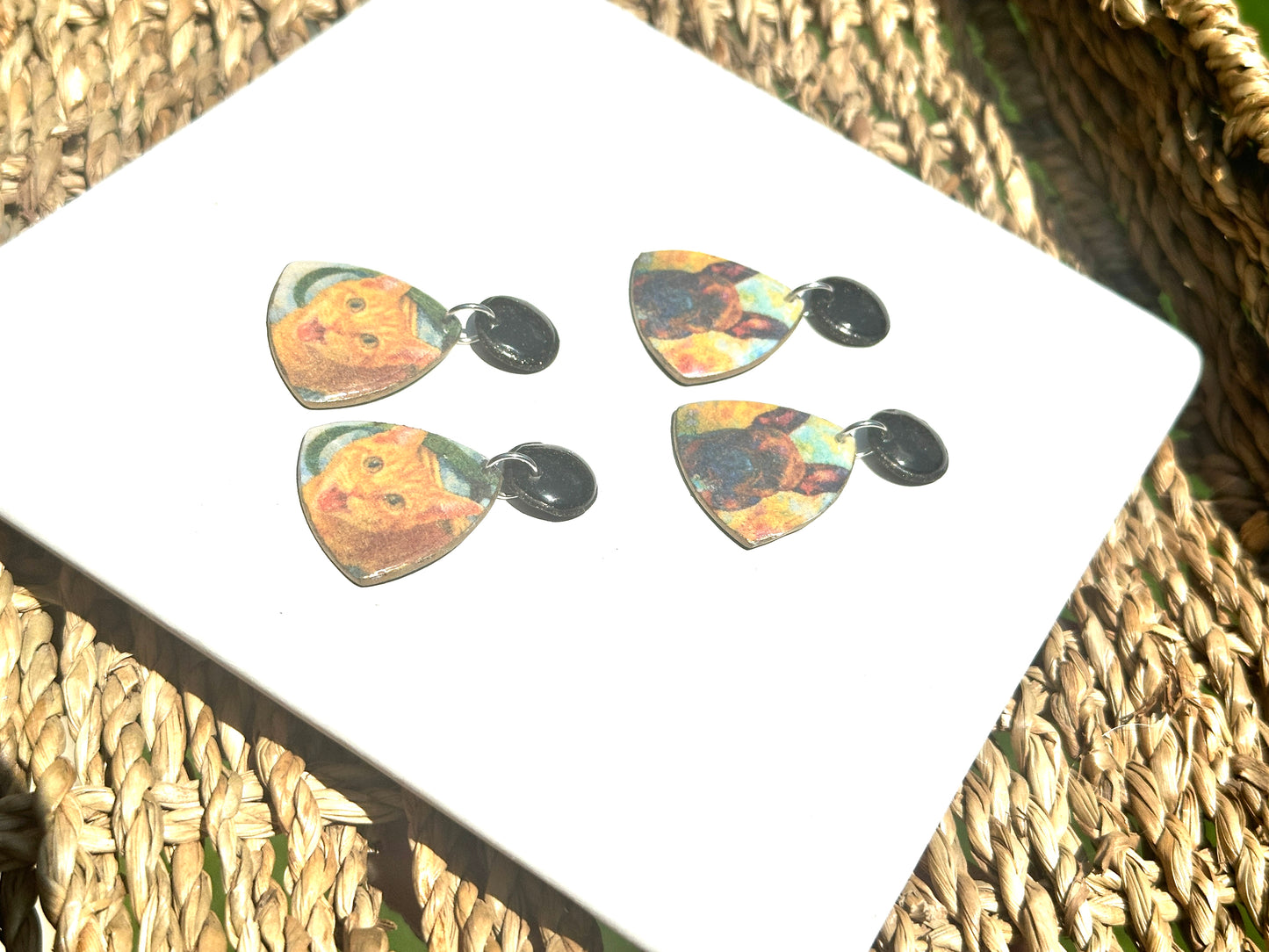 Custom Photo Polymer Clay Accessories