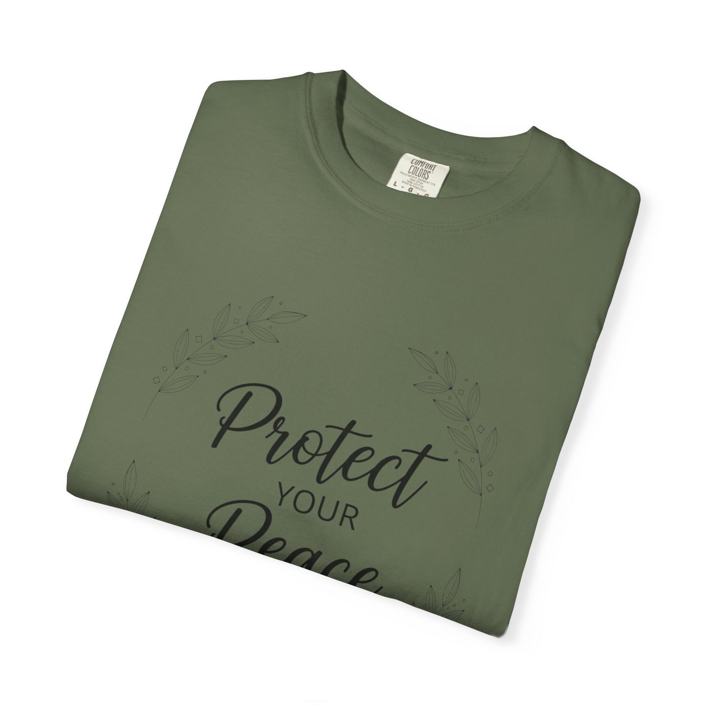 Protect Your Peace T-Shirt — Inspirational Floral Graphic Tee
