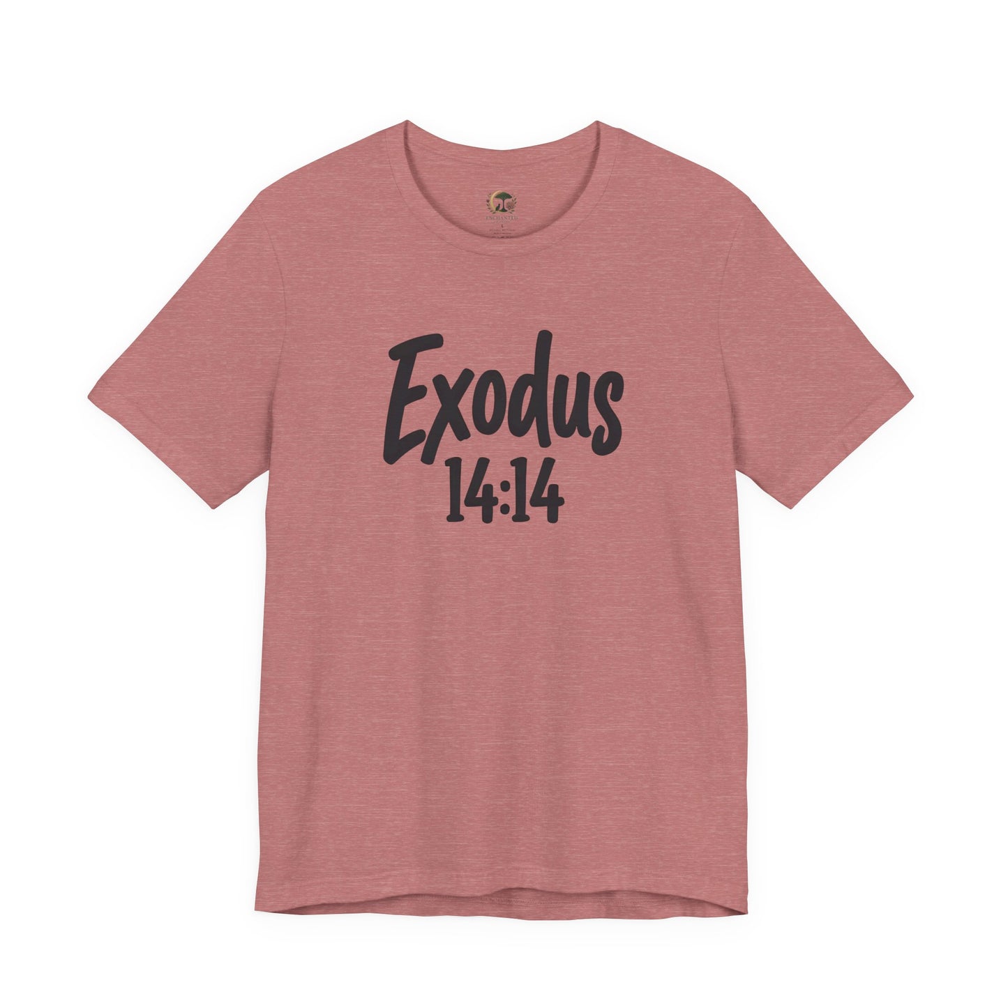 Exodus 14:14 Christian T-Shirt — Faith Scripture Tee