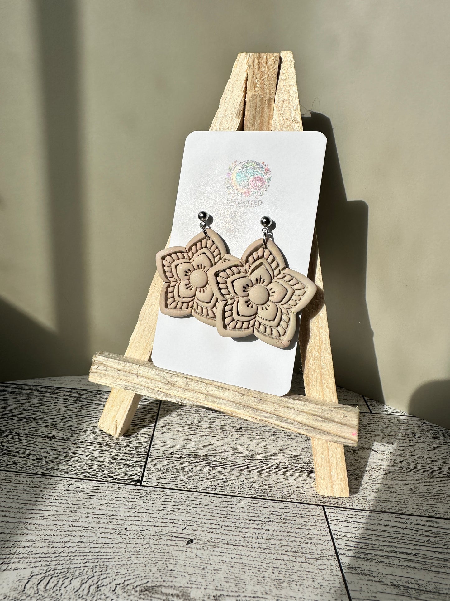 Enchanted Star Flower Dangle Earrings