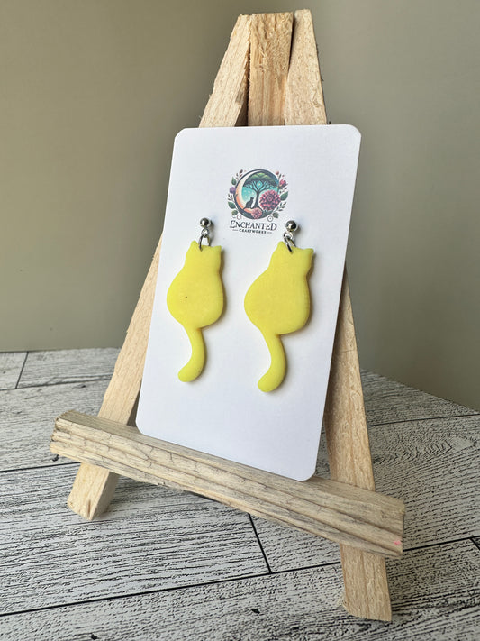 Cat Dangle Earrings