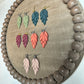 Enchanted Falling Leaves Charm Polymer Clay Dangle Earrings