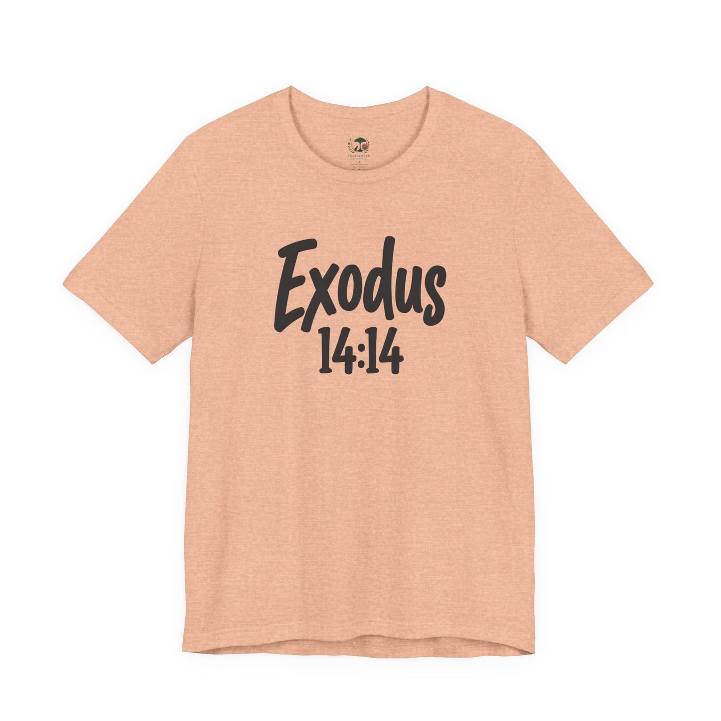 Exodus 14:14 Christian T-Shirt — Faith Scripture Tee