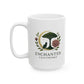 Ceramic Coffee Mug - Enchanted Gardens Design - Ideal Gift for Plant Lovers, Birthdays, Housewarming, Home Decor, Tea Lovers
