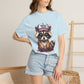 Cute Puppy Graphic T-Shirt — Adorable Dog Wearing ‘FERAL’ Cap