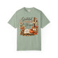 Grateful Thankful Blessed T-Shirt — Fall Pumpkin & Cross Thanksgiving Tee