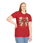 Christmas Ribbon Bow T-Shirt — Festive Plaid Holiday Graphic Tee