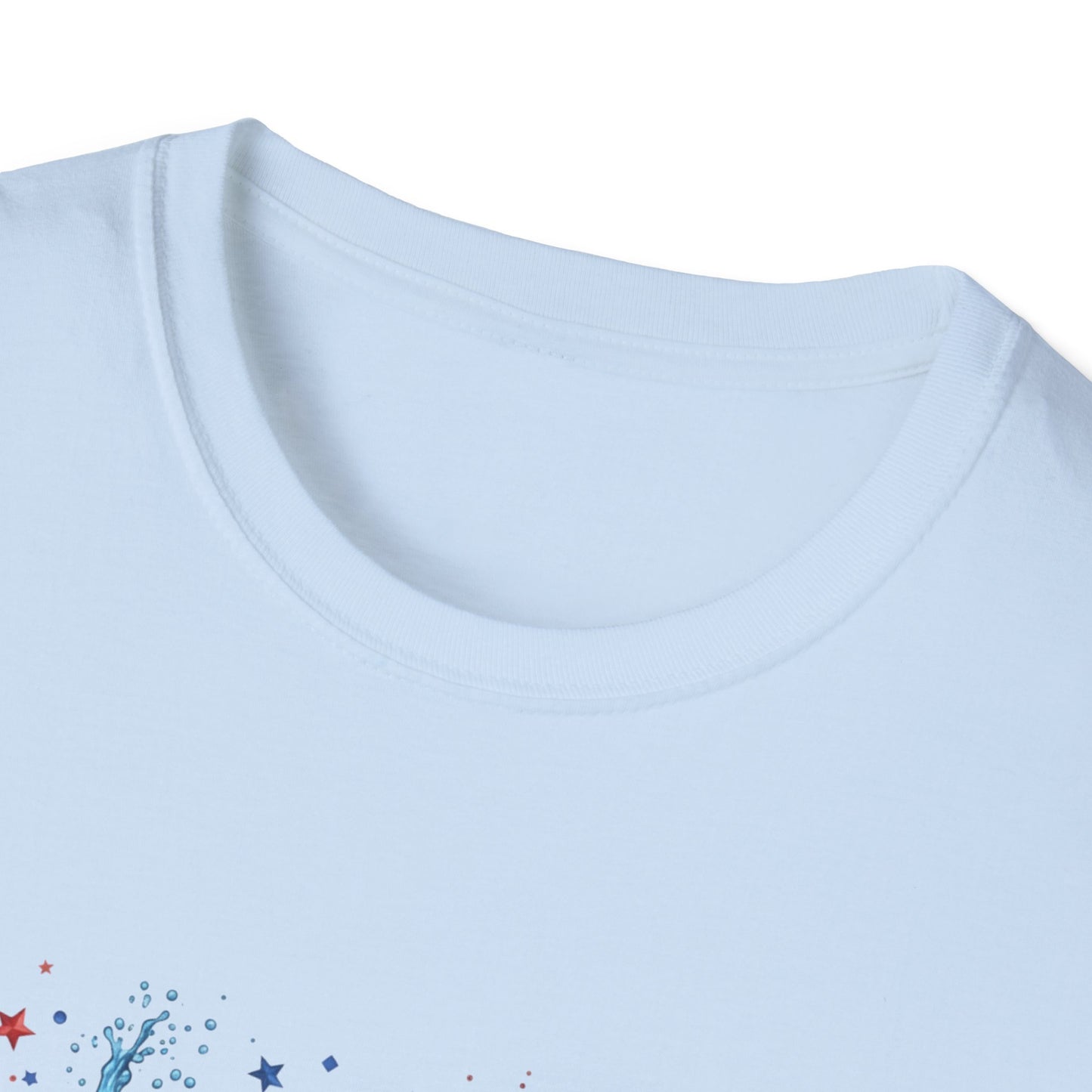 Patriotic Wine Glasses T-Shirt – Fourth of July Red White & Blue Wine Tee
