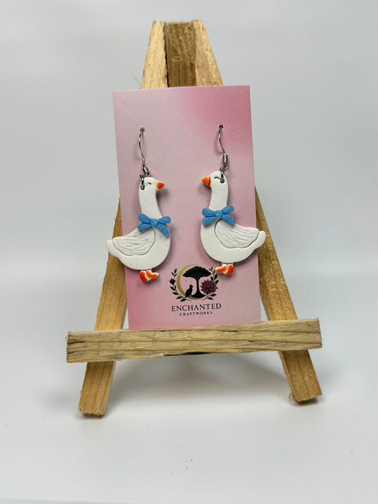 Enchanted Silly Goose Earrings