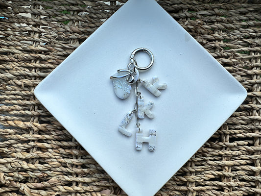 Enchanted Custom Initial Keychain