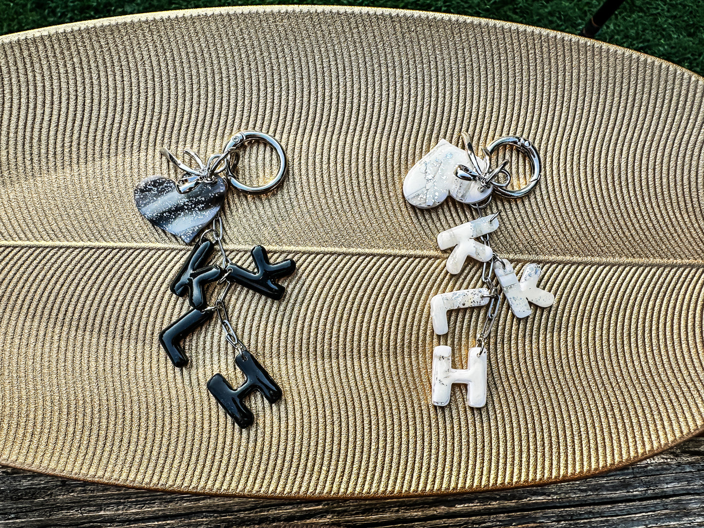 Enchanted Custom Initial Keychain