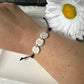 Enchanted Initial Polymer Clay Adjustable Bracelet