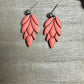 Enchanted Falling Leaves Charm Polymer Clay Dangle Earrings