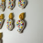 Custom Birthday Candle Numbers Polymer Clay Charms | Personalized Dangle Earrings