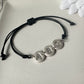 Enchanted Initial Polymer Clay Adjustable Bracelet