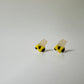 Enchanted Bee | Pollinator Polymer Clay Stud Earring