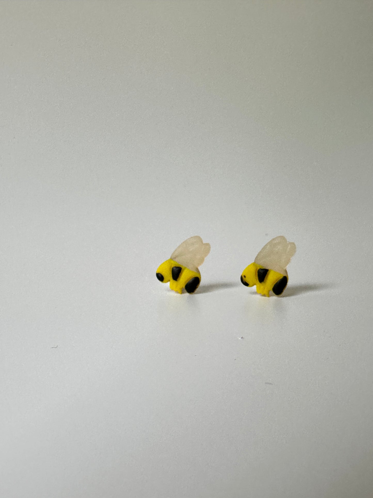 Enchanted Bee Studs – Polymer Clay Earrings