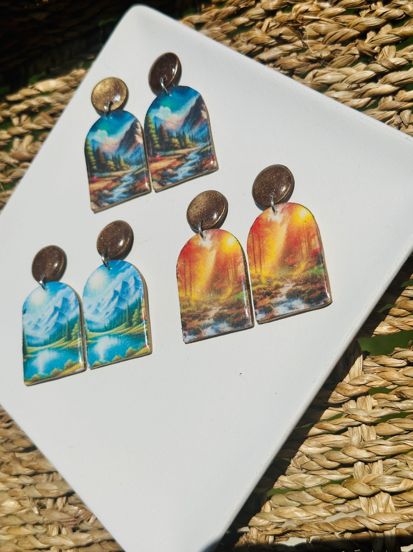 Custom Photo Polymer Clay Accessories