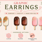 Cakesicle Collection Cake Pop Graphic Stud Earrings | Dessert Earrings | Bakery Lover Gift | Sweet Treat Jewelry | Stainless Steel, Silicone or Clip-On